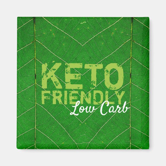 Imán Keto Friendly Low Carb (Frente)