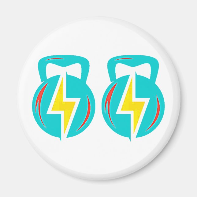 Imán kettlebell (Frente)