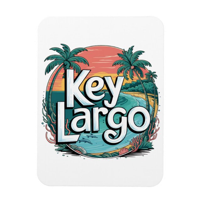 Imán Key Largo (Vertical)