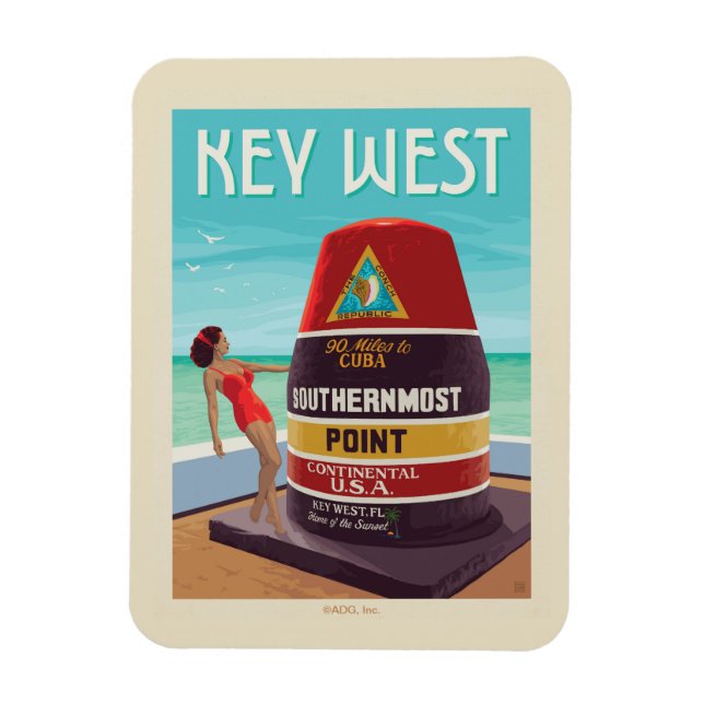 Imán Key West | Florida (Vertical)