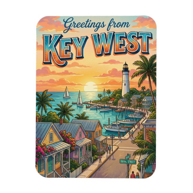 Imán Key West, Florida (Vertical)