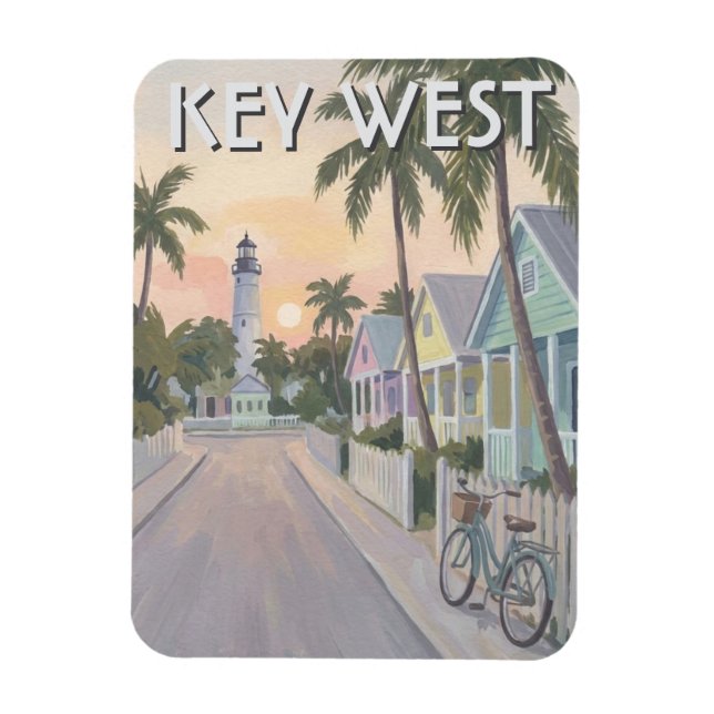 Imán Key West Florida Travel (Vertical)