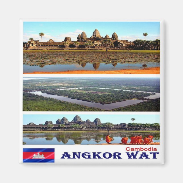 Imán KH - Cambodia - Angkor Wat - Mosaic - Collage (Frente)