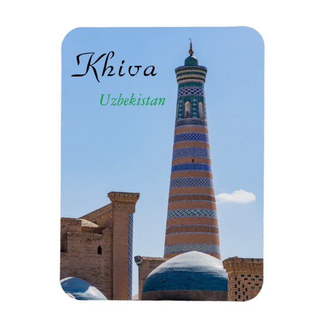 Imán Khiva, Uzbekistán - Minarete Islam Khodja (Vertical)