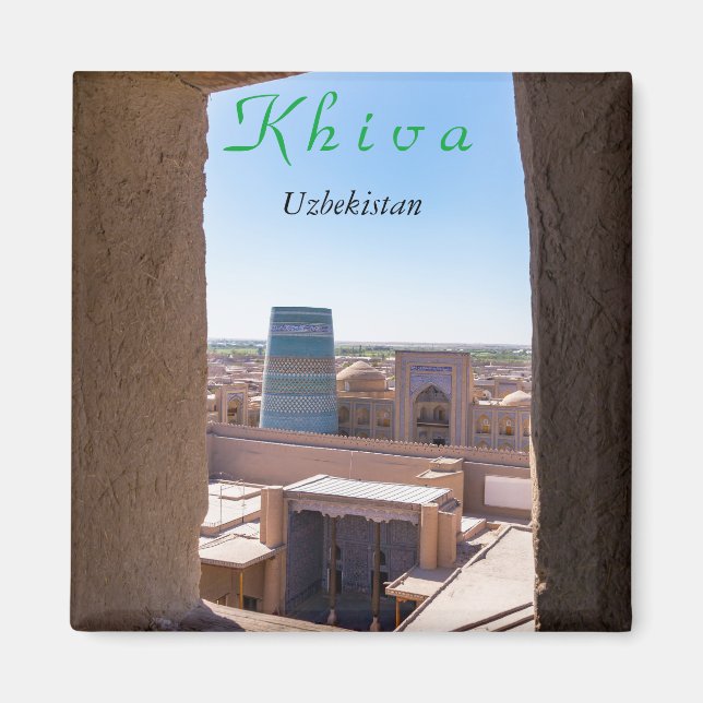 Imán Khiva, Uzbekistán - Minarete menor de Kalta (Frente)