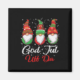 Imán Ki God Jul Uff Da Sueco Merry Christmas Gnome Co
