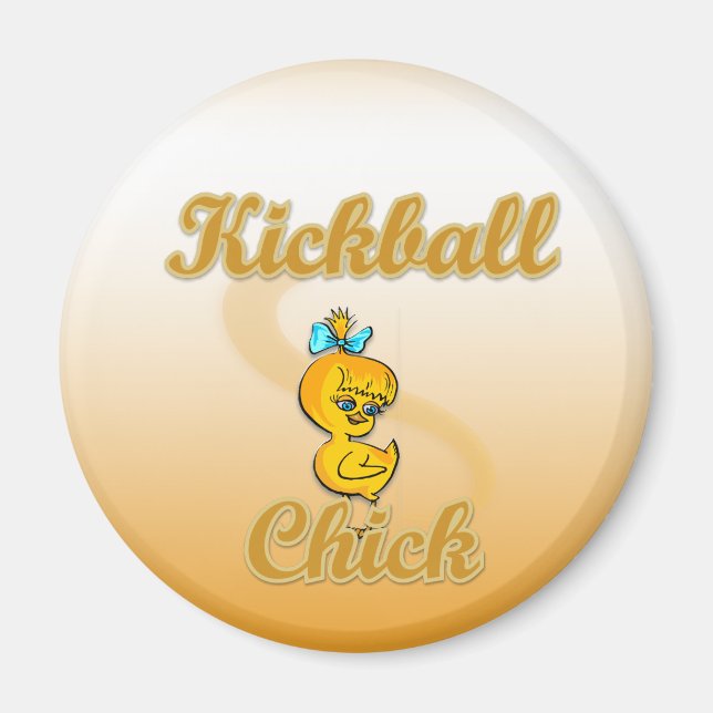 Imán Kickball Chick (Frente)