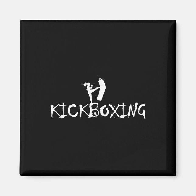 Imán Kickboxer Kickboxing Artes Marciales Boxeo Mma Spa (Frente)