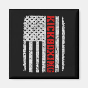 Imán Kickboxing Bandera Americana 4 de Julio Patriótico