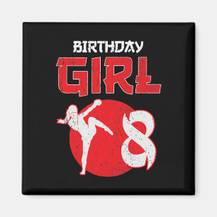 Imán Kickboxing Cumpleaños 8 Años Artes Marciales Mma G