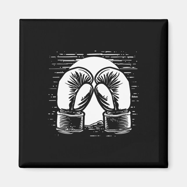 Imán Kickboxing Drawing Self-defense  (Frente)