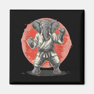 Imán Kickboxing Elefante Karate Taekwondo Jiu-Jitsu MMA