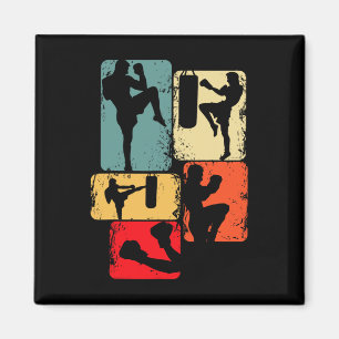 Imán Kickboxing Kickboxer Karate Taekwondo Niños Chicos