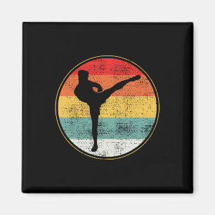 Imán Kickboxing Kickboxer Retro Antiguo _1