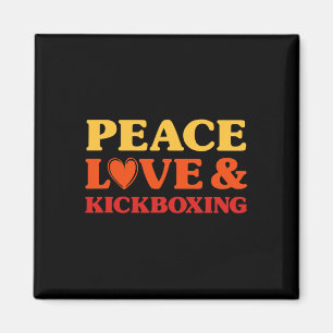 Imán Kickboxing Me encanta el kickboxing para hombres y