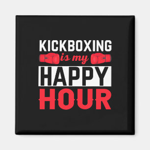 Imán Kickboxing Mi Hora Feliz Divertido Kick Boxing 