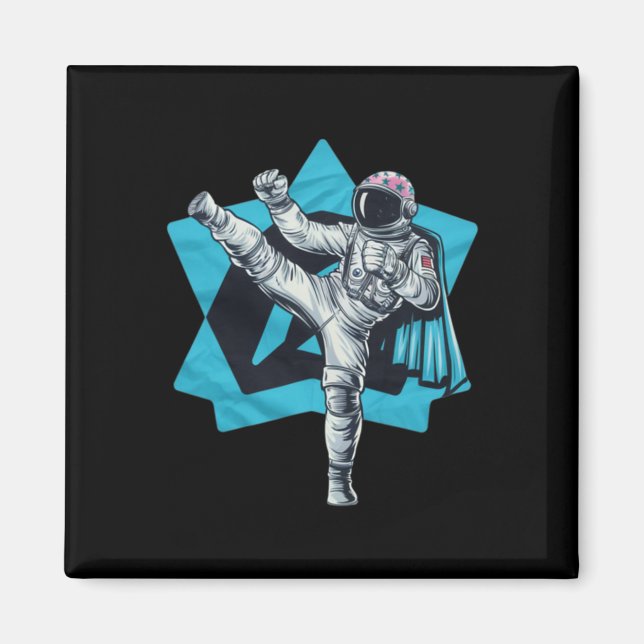 Imán Kickboxing Muay Thai Taekwondo Patada Alta Diverti (Frente)