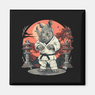 Imán Kickboxing Rhino Taekwondo Karate MMA Divertido