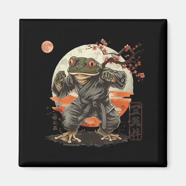 Imán Kickboxing Sakura Jiu-Jitsu Mma Toad Taekwondo (Frente)