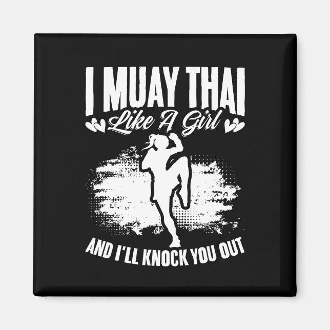 Imán Kickboxing Tailandia Mma Boxeo Tailandés Muay Thai (Frente)