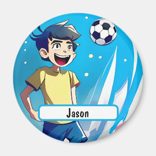 Imán Kicker Con Nombre De Personalizable