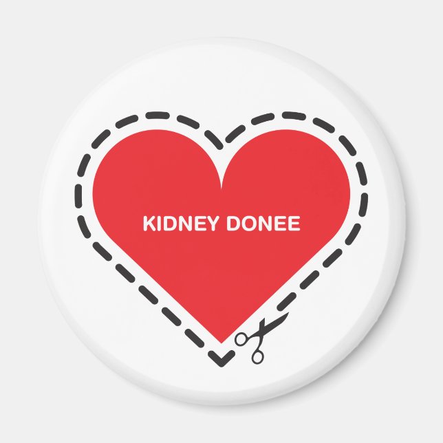 Imán Kidney Donee Magnet (Frente)