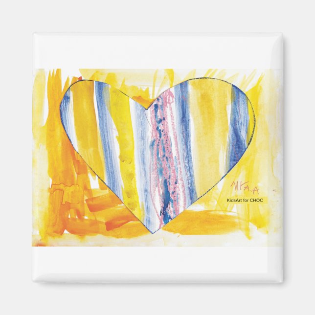 Imán KidsArt para CHOC - Gran Corazón (Frente)