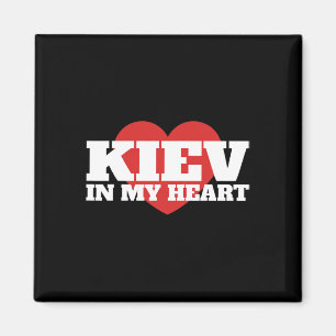 Imán Kiev en mi corazón - Recuerdo de viajero de Ucrani