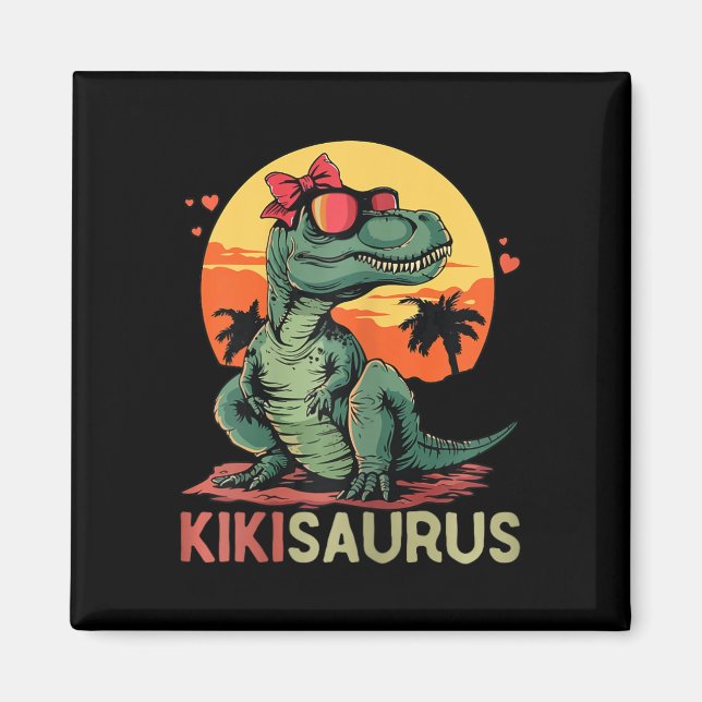 Imán Kikisaurus Dino Dinosaur Kiki-saurus T-rex Mother' (Frente)