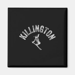 Imán Killington Esquí Esquí Vintage Vermont Esquiador G