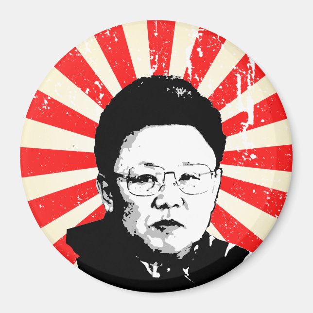 Imán Kim Jong Il (Frente)
