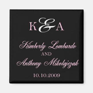 Imán kim y anthony sobre negro