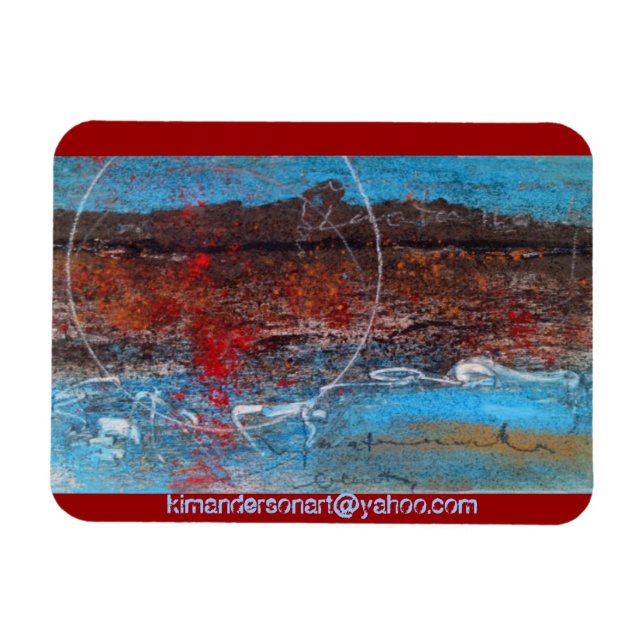Imán KimAndersonArt Magnet (Horizontal)