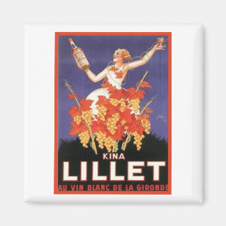 Imán Kina Lillet Vintage Ad