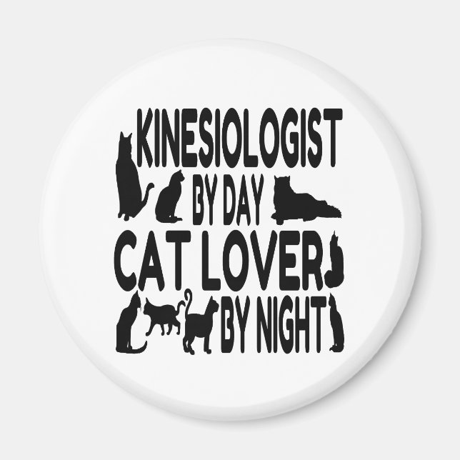 Imán Kinesiólogo de Cat Lover (Frente)