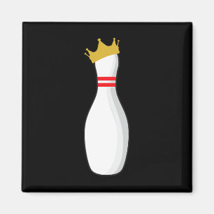 Imán King Bowling Pin Graciosos Paros Gráficos Y Turkey