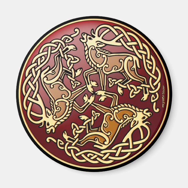 Imán King de los bosques (Frente)