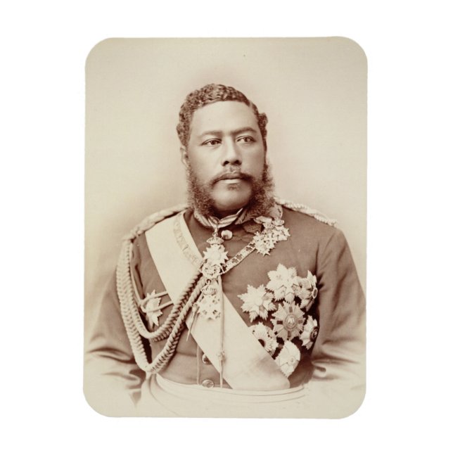 Imán King Kalakaua (1836-91), finales del c19 (foto sep (Vertical)