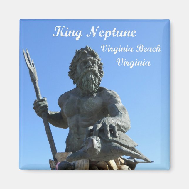Imán King Neptune, Virginia Beach, Virginia (Frente)
