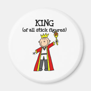 Imán King of Stick Figures