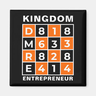 Imán KINGDOM ENTREPRENEUR Christian Bible Verse