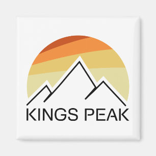 Imán Kings Peak Utah Retro