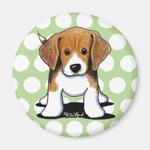 Imán KiniArt Beagle Pup