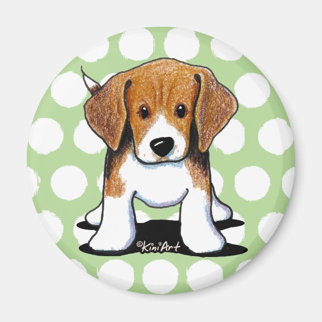 Imán KiniArt Beagle Pup (Frente)