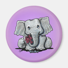 Imán KiniArt Elephant Magnet