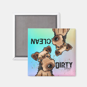 Imán KiniArt Gales Terrier Dishlavavajillas Magnet