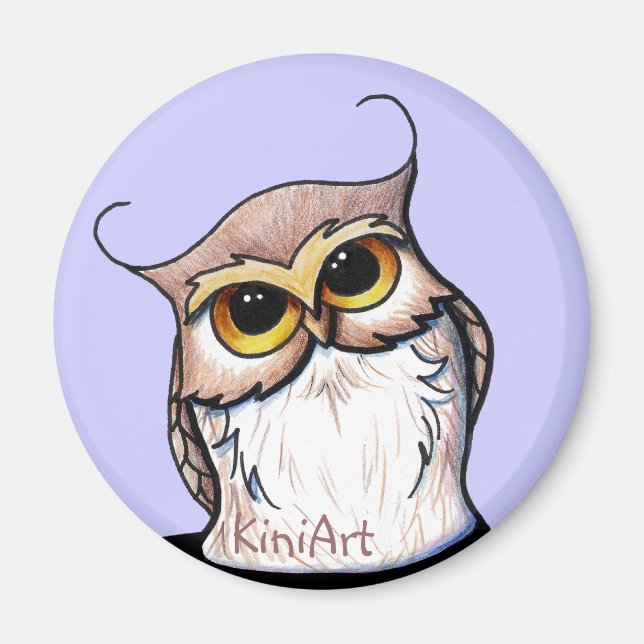 Imán KiniArt OWL (Frente)