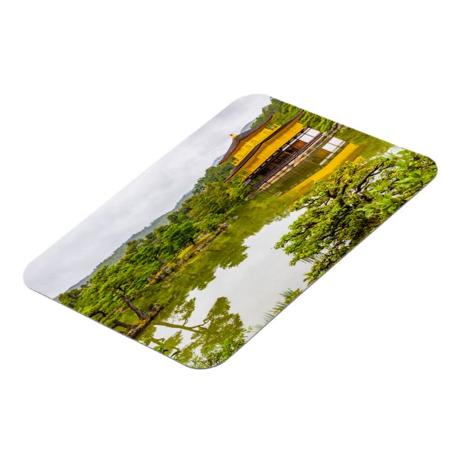 Imán Kinkaku-ji Or Golden Pavilion And Pond, Kyoto (Lado Izquierdo)