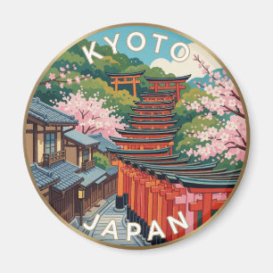 Imán Kioto Japón Colorido Viaje Japonés
