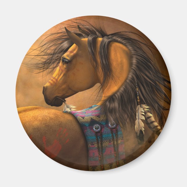 Imán Kiowa Gold Magnet (Frente)